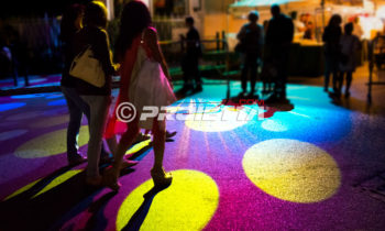 projection on floor