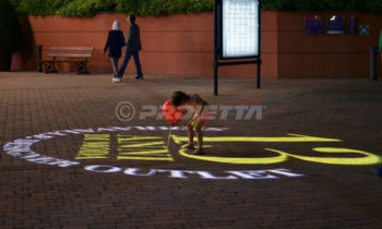 projection logo floor
