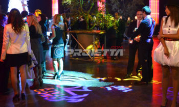 projection on floor