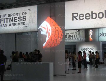 Reebok booth at the fitness fair in Rimini