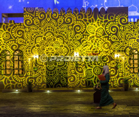 Qatar, Doha – Projections for Ramadan