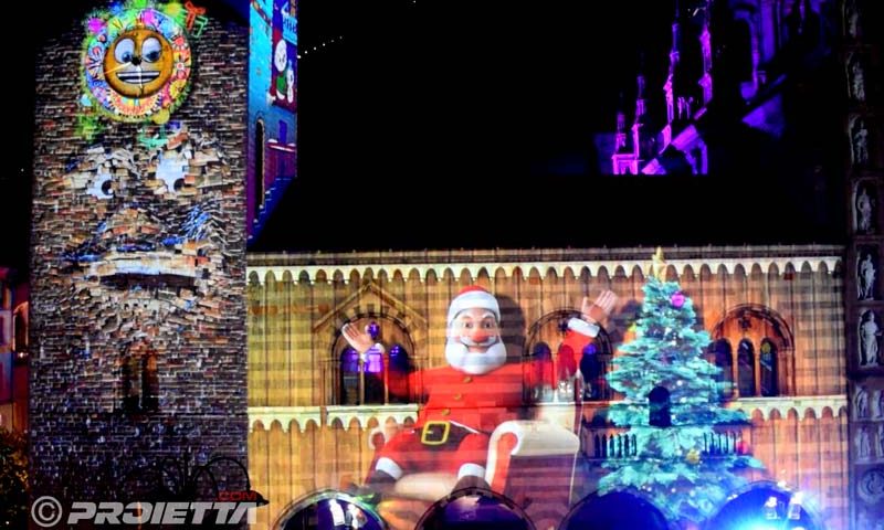 Videomapping Como Magic Light festival 2018