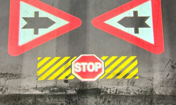 Industrial signage projectors