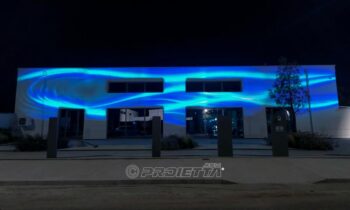 Decorative projections on industrial buildings