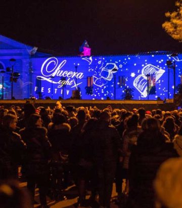 Christmas projection effect