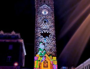 Tic Toc Talking Facade Bell Tower