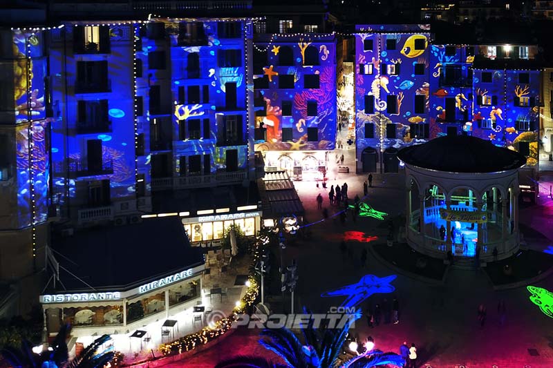 marine themed projection