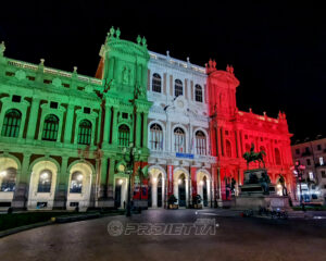 Projection of flag's color