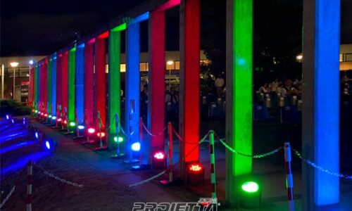 Architectural led projector for outdoor use