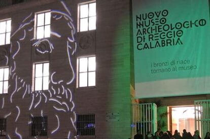 Projections on the museum of Reggio Calabria