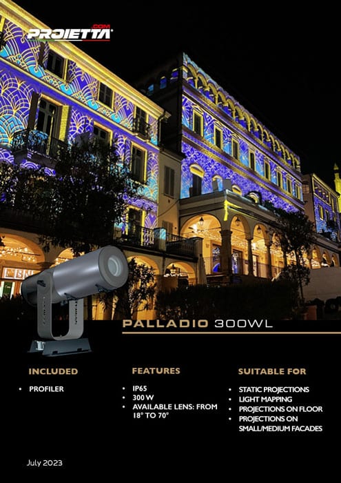 Projector for architectural lighting